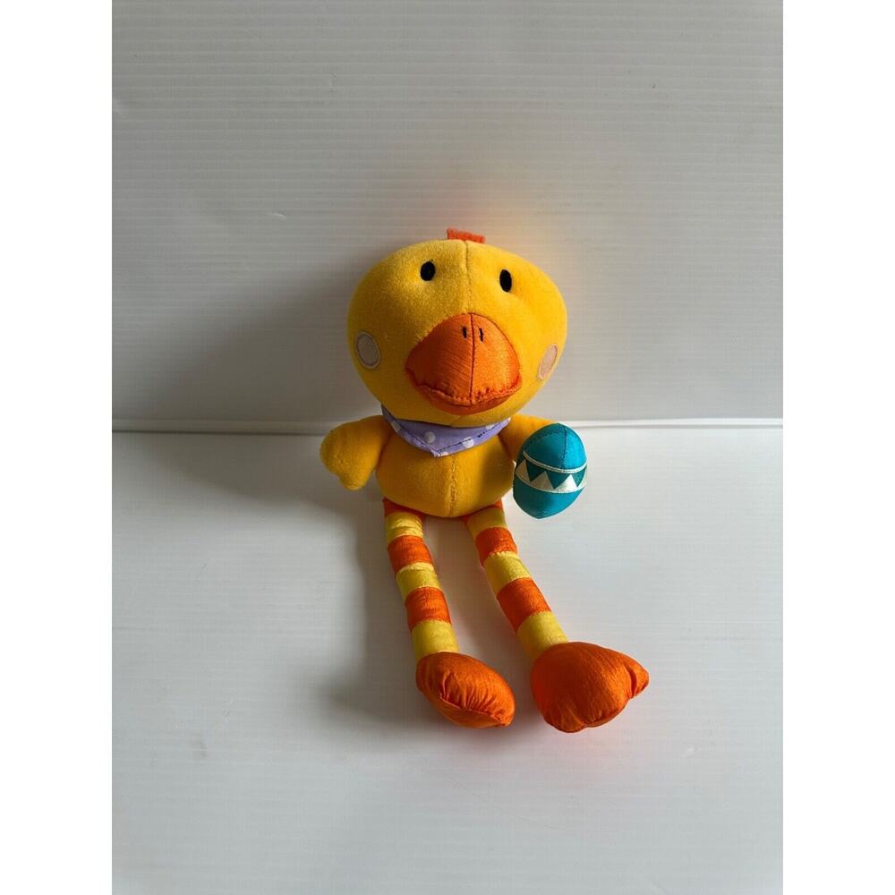 Gibson Greetings Vtg Chick Holding Egg Plush Stuffed Animal Toy Easter 1996